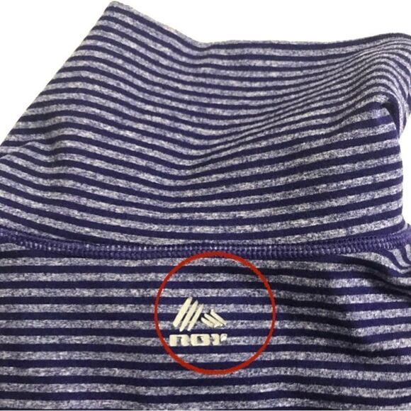 RBX Women’s Purple Striped Full Zip Activewear Light Jacket - Picture 8 of 8